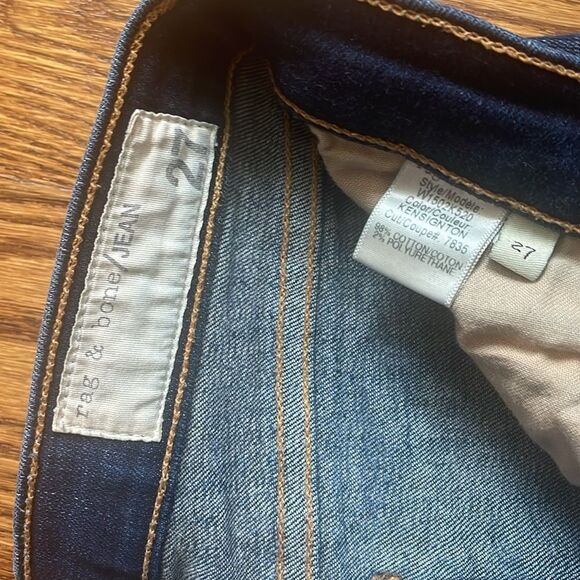 Rag & Bone Jeans Dark Wash Kensington Size 27 - Picture 5 of 7
